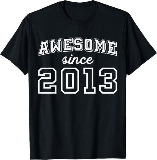 Awesome Since 2013 12th Birthday Boy 12 Birthday T-Shirt