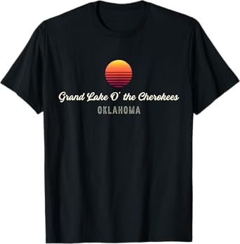 Grand Lake O’ the Cherokees OKLAHOMA Bass Fishing T-Shirt