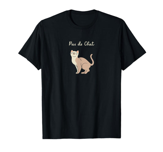 PAS DE CHAT Ballet Cat Lover Ballerina Dancer Dance Graphic Men Women Kids T-Shirt