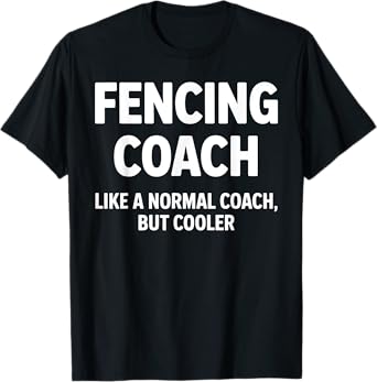 Funny Fencing Art For Men Women Kids Fencer Fencing Sport T-Shirt