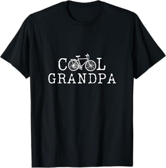 Cool Grandpa Bicycle Grandpa Cycling Grandpa Bike T-Shirt