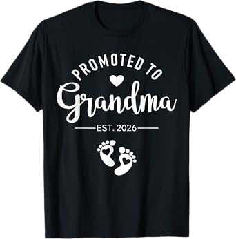 Promoted to Grandma 2026 T-Shirt