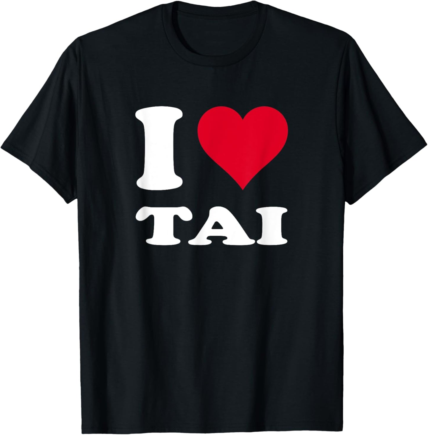 Red Heart I Love Tai T-Shirt