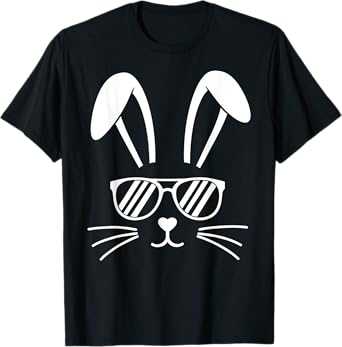 Cool bunny rabbit with sunglasses for easter day T-Shirt