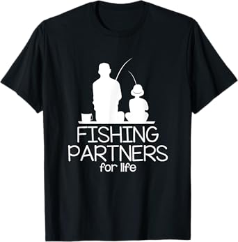 Fishing Partners For Life Father And Son Matching Outfits T-Shirt