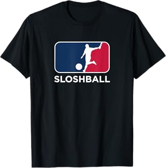 slosh ball athlete sportswear funny parody logo T-Shirt