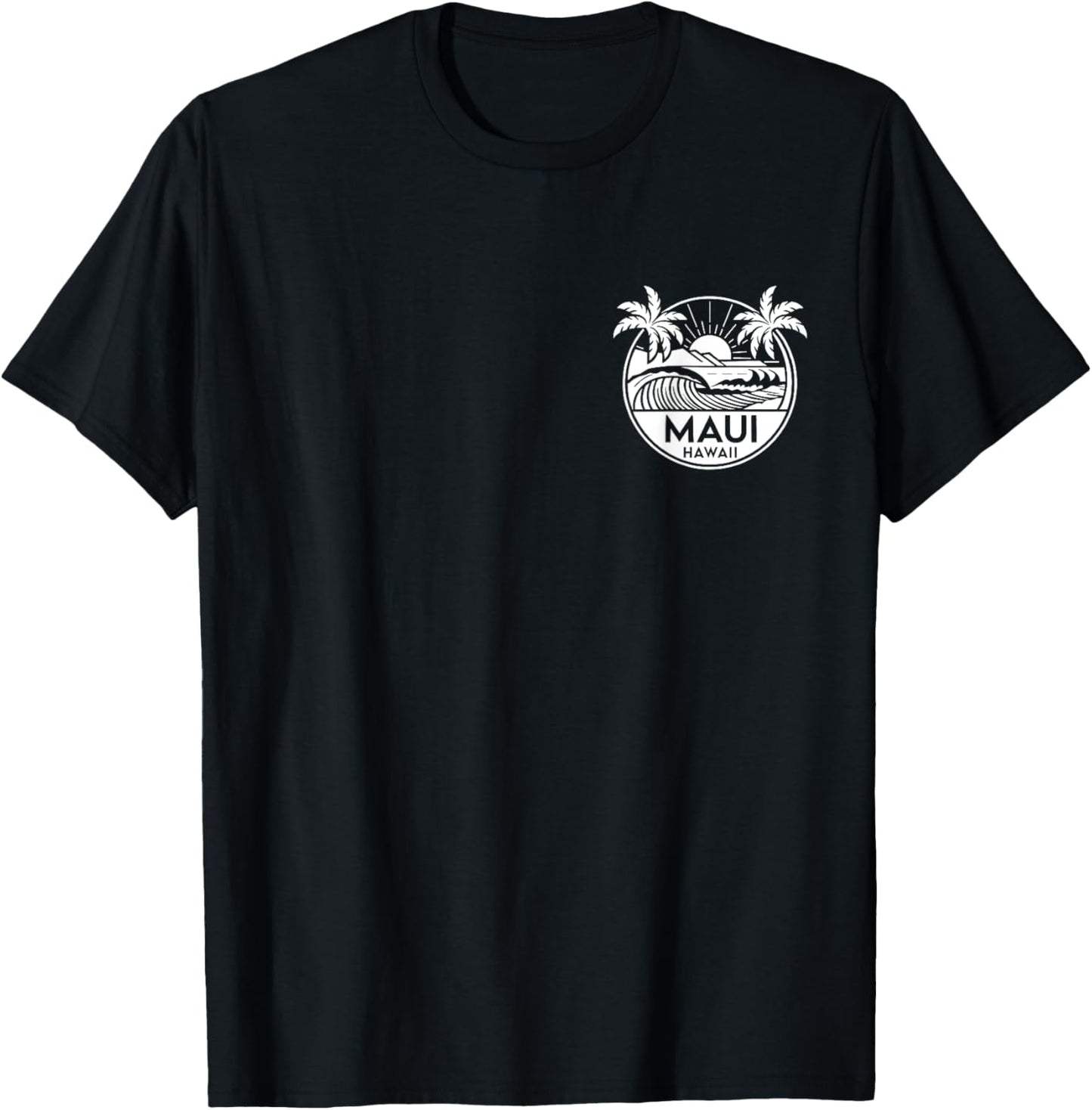 Maui Hawaii Front and Back Beach Surf T-Shirt
