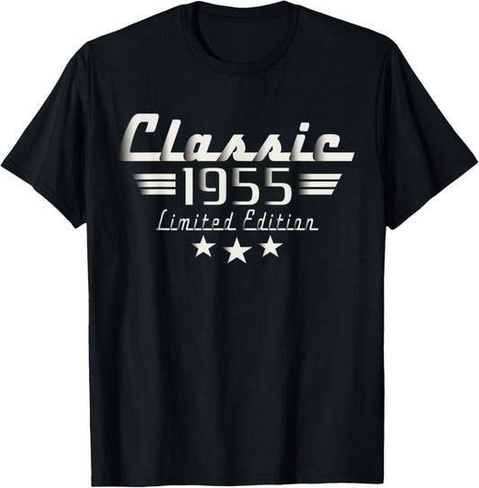 70 Year Old Gifts Classic 1955 Limited Edition 70th Birthday T-Shirt