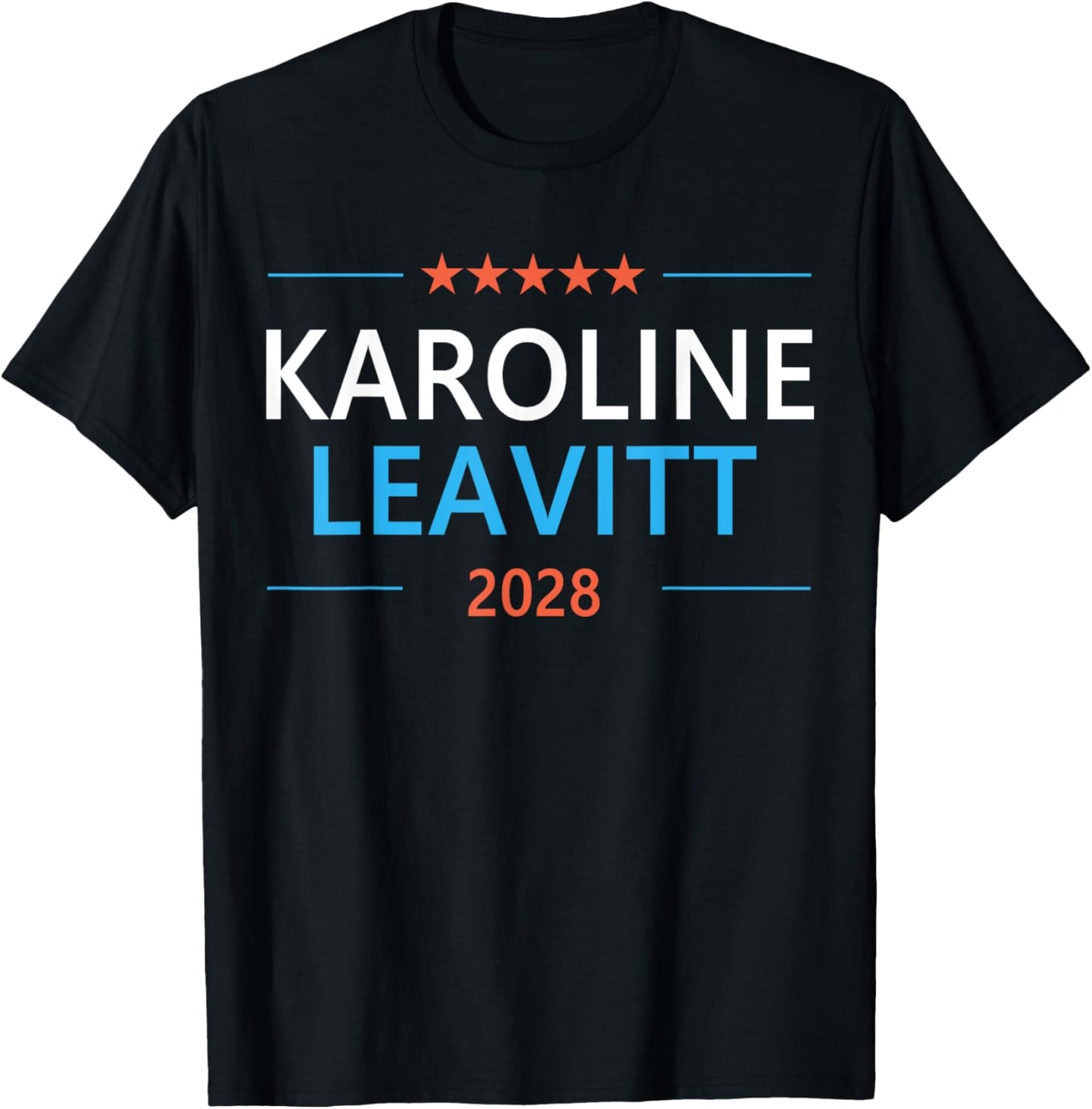 Karoline Leavitt 2028 for President Patriotic Republican T-Shirt