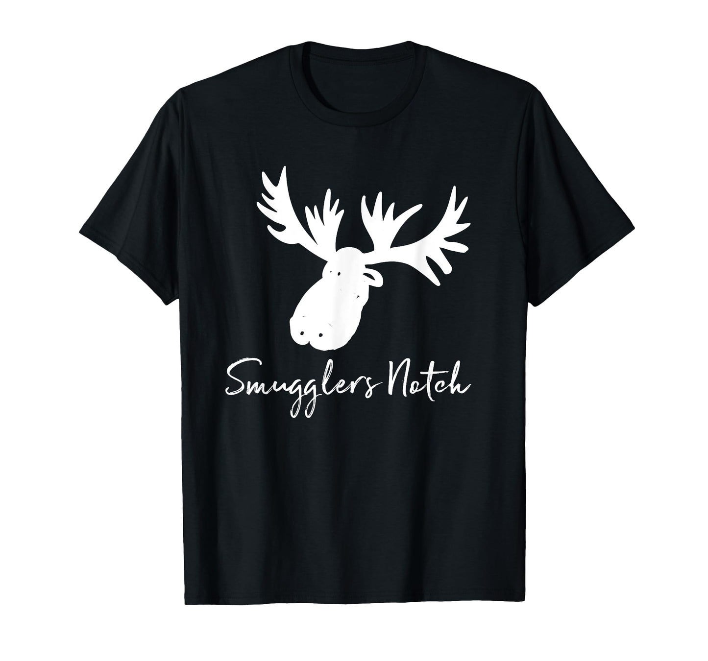 Smugglers Notch Vermont Wildlife Moose Antlers Camping Hike T-Shirt