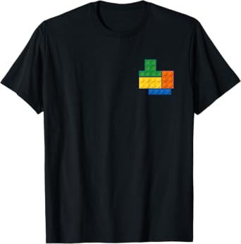 Building Blocks Pocket Master Builder Gamer Men Women Kids T-Shirt