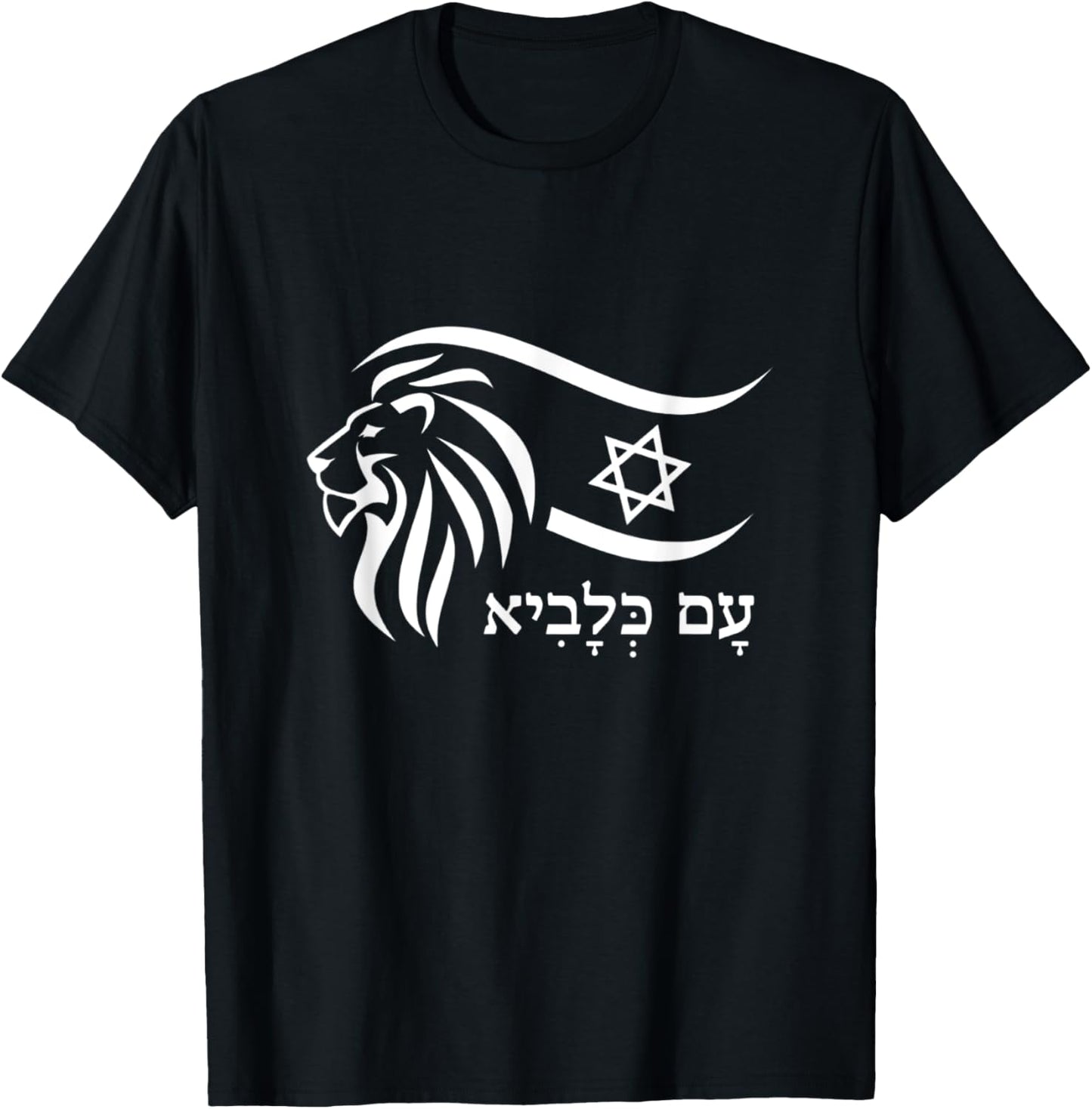 Rising Lion Nation Of Israel Jewish Bible Am Israel Chai T-Shirt