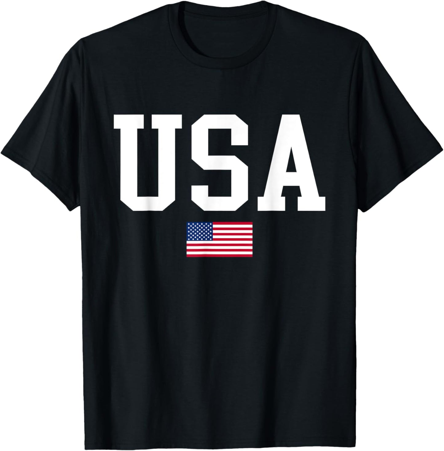 USA Patriotic American Flag For Men Women Kids Boys Girls US T-Shirt