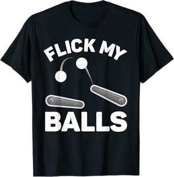 Funny Pinball Design For Men Women Arcade Game Pinball Lover T-Shirt