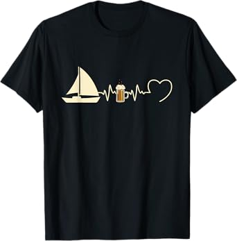 Catamaran Man Humour Boat Humorous Beer Beat T-Shirt