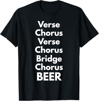 Verse Chorus Bridge Beer T-Shirt