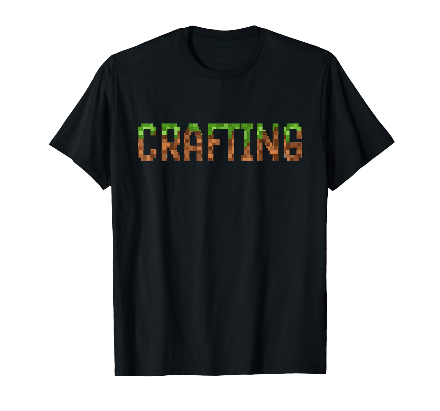 Crafting - retro video game pixel art 8-bit pc gamer kids T-Shirt