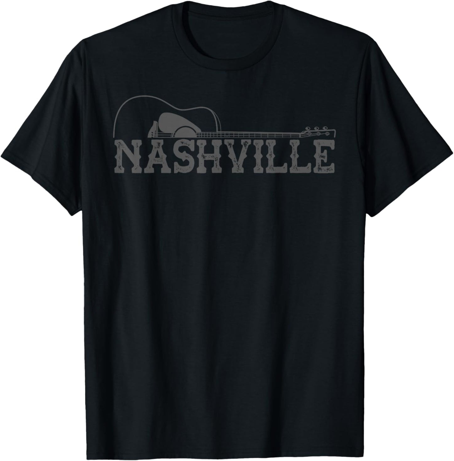 Nashville Tennessee Music City Tee Guitar Country Guitarist T-Shirt