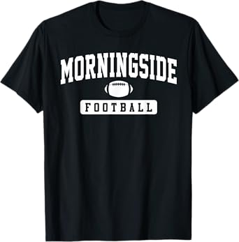 Morningside College Football Arch Vintage Design Men Women T-Shirt