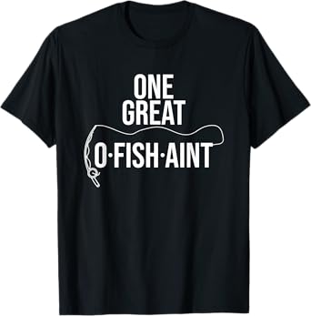 One Great O-Fish-iant Fishing Lover Wedding Officiant T-Shirt