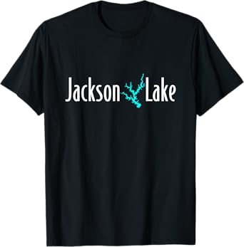 Minimalist Jackson Lake - Georgia T-Shirt