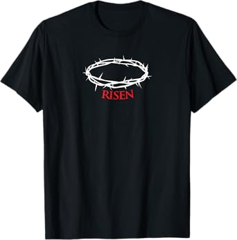 Christian Easter, Crown of Thorns Shirt, Christ He is Risen T-Shirt