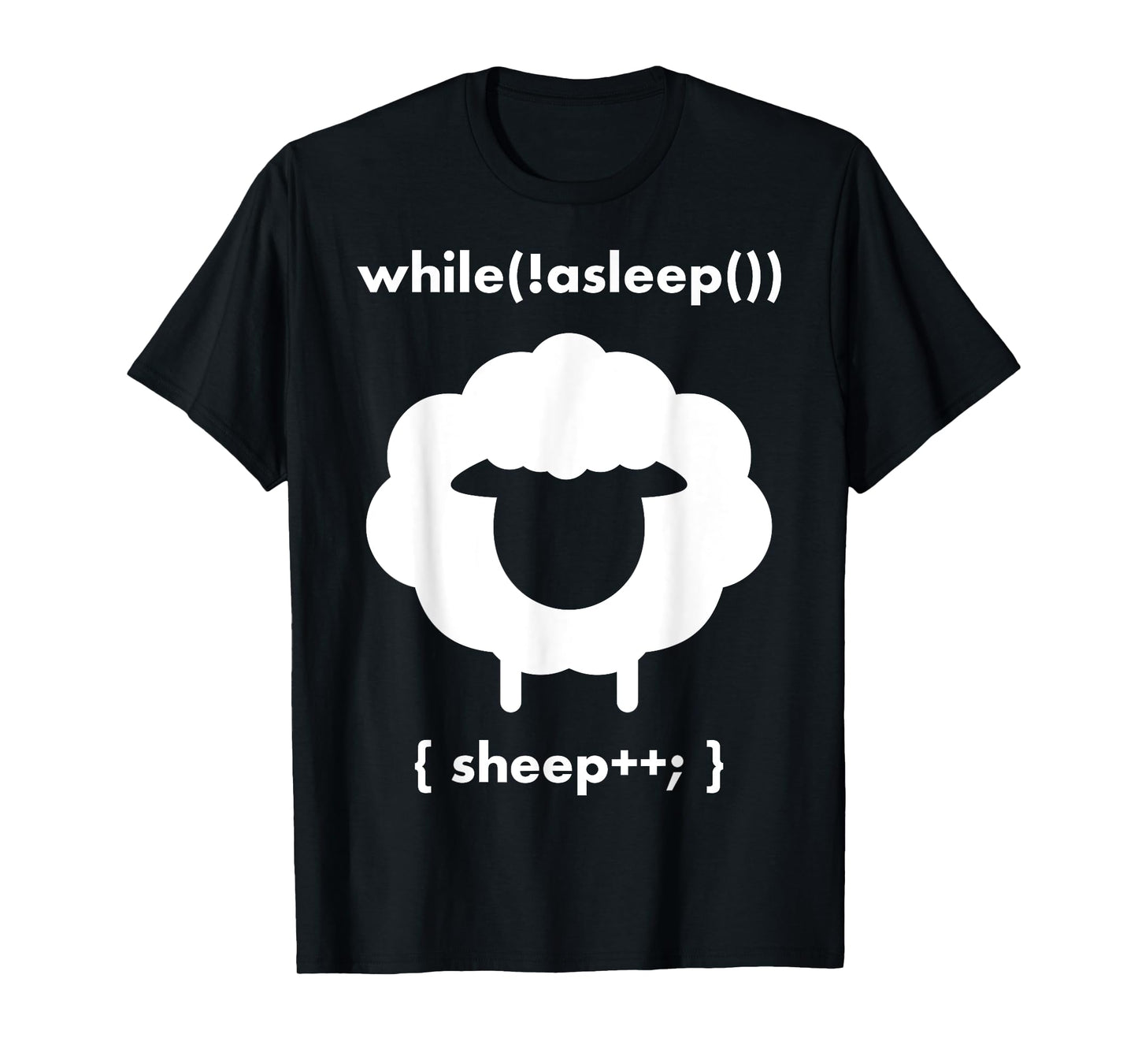 Counting Sheeps While Asleep Sheep Plus Plus T-Shirt