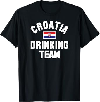 Croatia drinking team design for Croatia beer fests T-Shirt