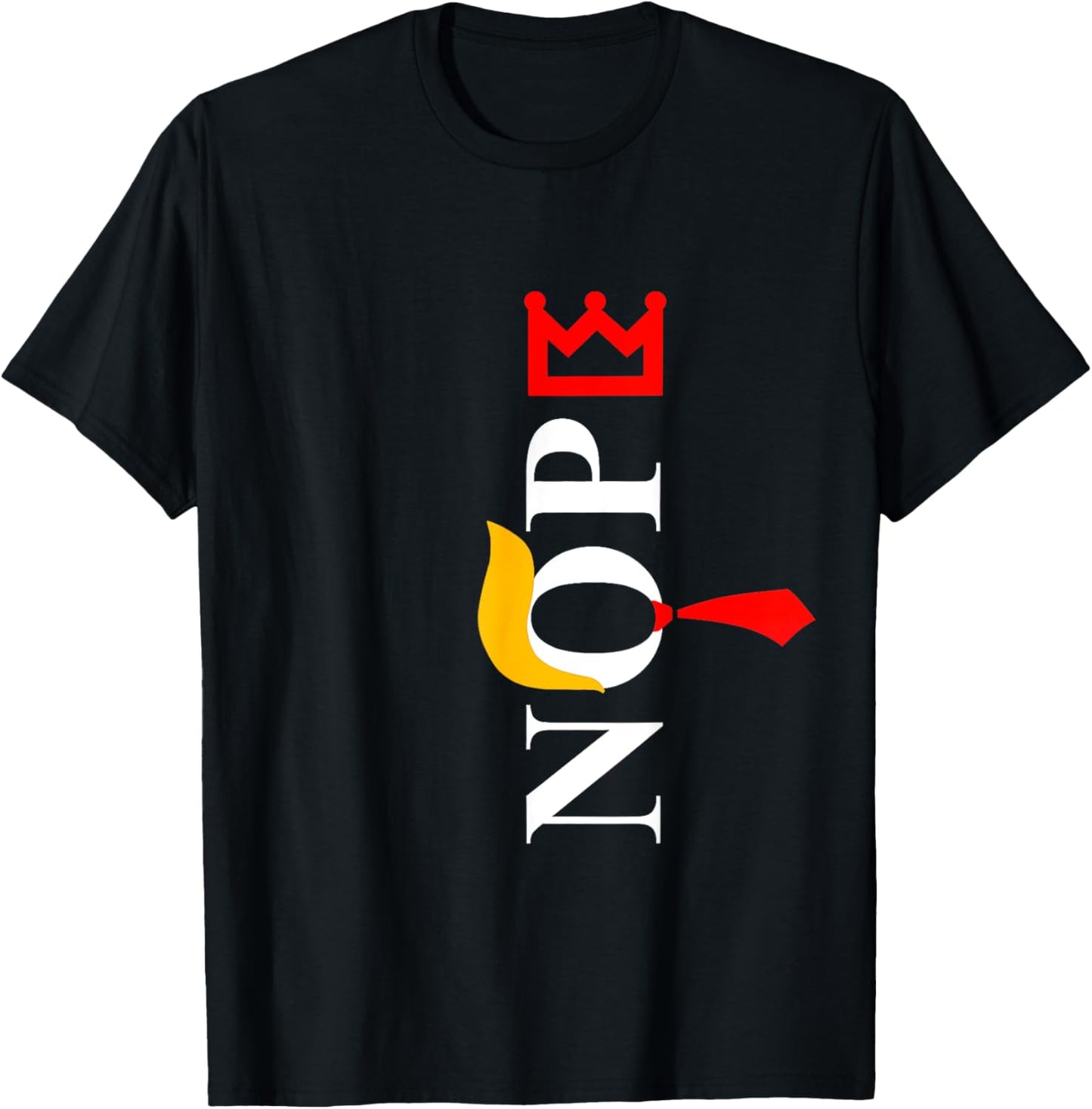 No Kings Protest Sign Vertical T-Shirt