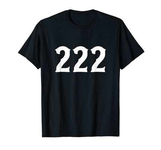 222 Numerology Spiritual Personal Number 222 Angel Number T-Shirt