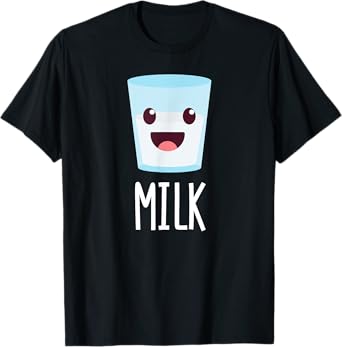 Milk & Cookies Matching Couple Halloween Best Friends T-Shirt