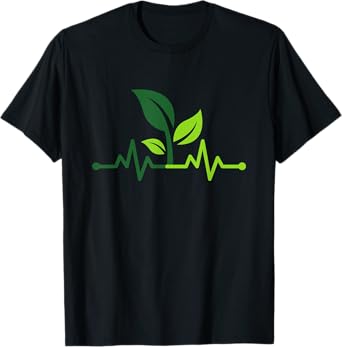 Plant Heartbeat, Botany Botanist Gardening Plant Lover T-Shirt