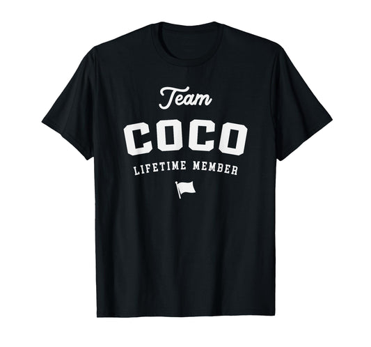Team Coco Lifetime Member Funny Name Coco T-Shirt
