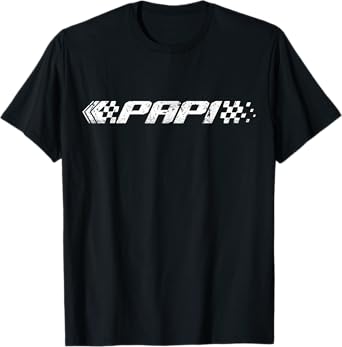 Racing Birthday Matching Family Race Car Pit Crew Papi T-Shirt