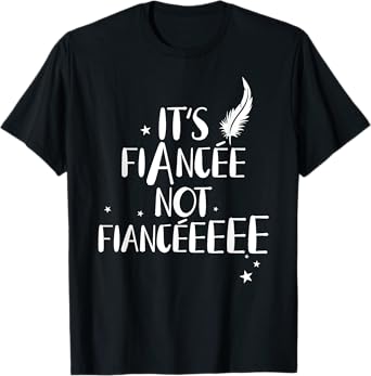Funny Fiancée Engagement Bridal Proposal Wizard Wand Bride T-Shirt