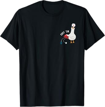 Cuff 'Em Goose Nurse Funny Silly Goose ER Nurse T-Shirt