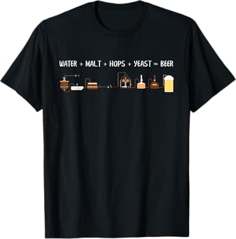Craft Beer Making Cycle Diagram For Homebrew Funny T-Shirt