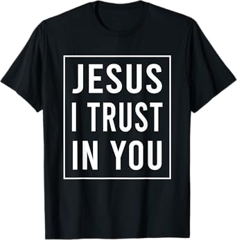 Jesus I Trust In You Divine Mercy Devotion Christian Women T-Shirt