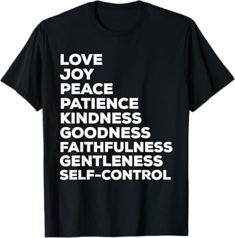 Fruits of the Spirit T-shirt | Love Joy Peace Patience T-Shirt