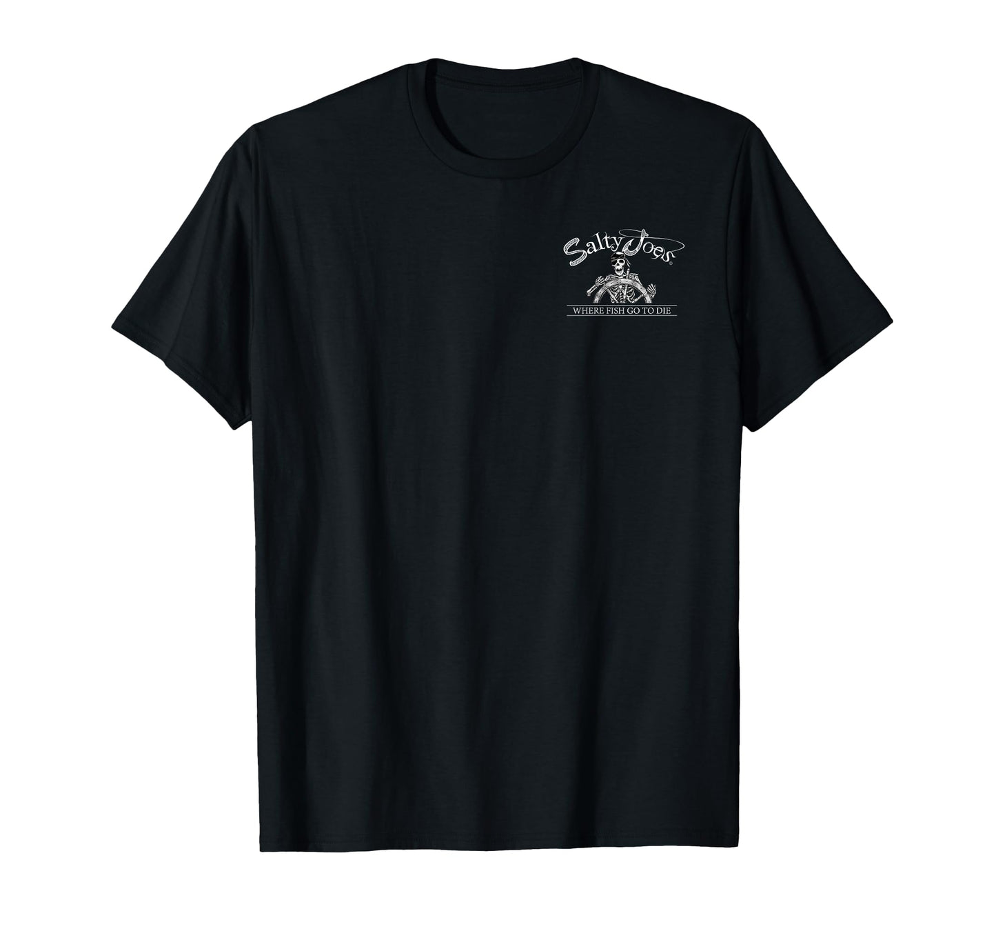 Salty Joe's Back from The Depths Logo Lightweight Graphic T-Shirt