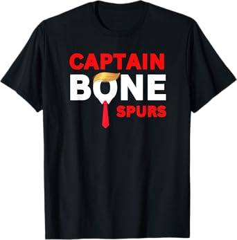 Captain Bone Spurs Funny Halloween Costume for Men New 2025 T-Shirt
