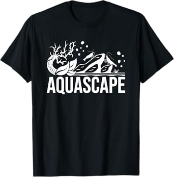 Aquascape and Aquarium with Underwater Plants T-Shirt