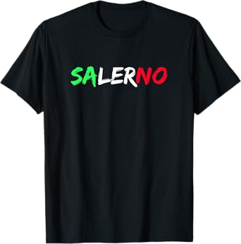 Salerno Italian City Flag T-Shirt