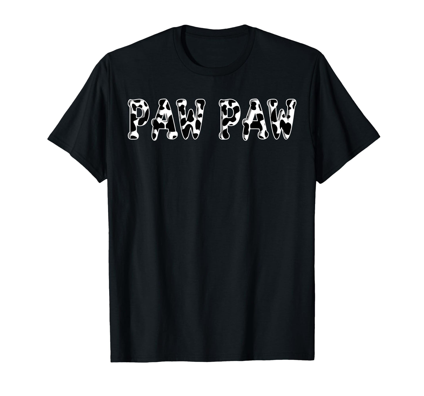 Cow Paw Paw Birthday Family Matching Girl Boy Farm Birthday T-Shirt