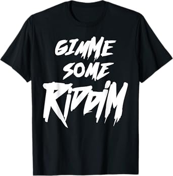 Riddim Shirt, Dubstep, Rave, EDM, Bass Head, Headbanger T-Shirt