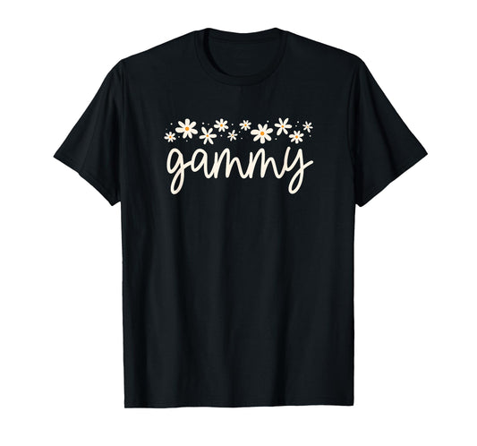 Cute Floral Gammy Mother's Day Grandma Pregnancy Reveal T-Shirt