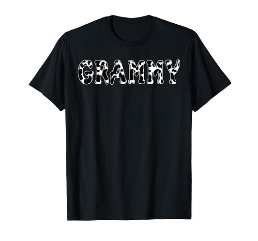 Cow Grammy Birthday Family Matching Girl Boy Farm Birthday T-Shirt