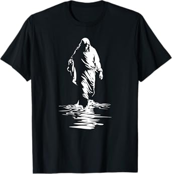 Walks On Water Jesus T-Shirt