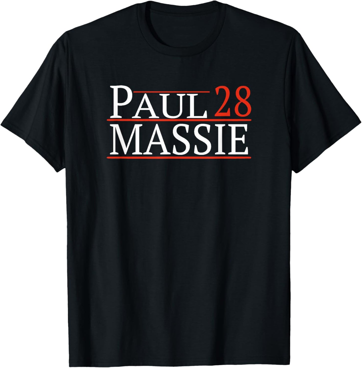 Ron Paul Thomas Massie Election 2028 T-Shirt