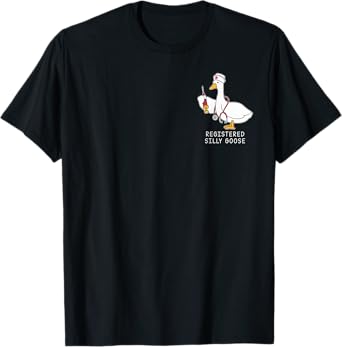 Silly Goose Registered Nurse, Funny Nurse, Goose Lover T-Shirt